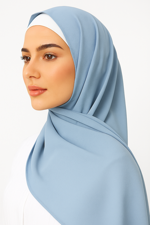 Elegant Sky Blue Hijab